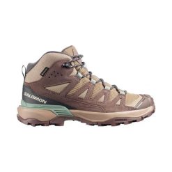 Obuwie Turystyka piesza Kobiety X ULTRA 360 LEATHER MID GORE-TEX. Brązowe trekkingi damskie Salomon, trekkingowe, gore-tex. Za 755.40 zł.