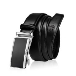 Skórzany pasek męski BETLEWSKI Czarny 115. Czarne paski damskie Betlewski, bez wzorów, ze skóry. Za 79.00 zł.