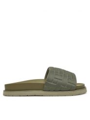 Gant Klapki 30507939 Khaki. Brązowe klapki damskie GANT, bez wzorów, z materiału, bez obcasa. Za 179.99 zł.