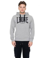 Bluza z bawełna z kaptur na trening na czas wolny. Czerwone bluzy męskie LEONE 1947 APPAREL, xl, bez wzorów, z bawełny, bez kaptura, na fitness i siłownię. Za 294.70 zł.