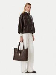 Furla Torebka Goccia L WB01788 BX3353 CN 2460S Brązowy ciemny. Brązowe torebki do ręki damskie Furla, bez wzorów, ze skóry, bez dodatków. Za 1,439.00 zł.