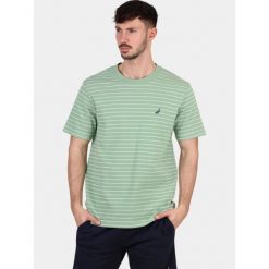 T-shirt męski Nautica Gianni. Zielone t-shirty męskie Nautica, m, bez wzorów, bez kołnierzyka. Za 229.00 zł.
