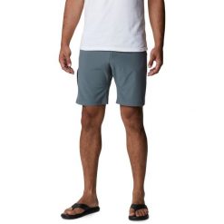 Szorty męskie Columbia Outdoor Elements 5 Pkt. Brązowe krótkie spodenki sportowe męskie Columbia, m, bez wzorów, z elastanu, outdoorowe. Za 305.00 zł.