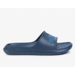 Klapki Sportowe Puma Divecat V2. Niebieskie klapki damskie Puma, bez wzorów, sportowe, bez obcasa. Za 113.50 zł.