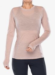Bluza termoaktywna damska Sensor Merino Air Tee LS. Czerwone bluzy damskie Sensor, s, bez wzorów, z materiału, bez kaptura. Za 329.99 zł.