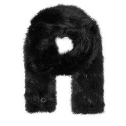 Szalik Guess. Czarne szaliki i chusty damskie Guess, z aplikacjami. Za 329.99 zł.