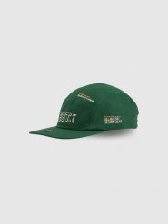 4F Czapka z daszkiem strapback męska - zielona L/XL (60cm). Brązowe czapki i kapelusze męskie 4f, bez wzorów, z bawełny. Za 69.99 zł.