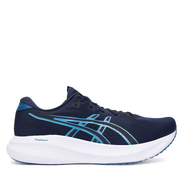 Buty do biegania Asics. Niebieskie buty sportowe męskie Asics, bez zapięcia, do biegania. Za 349.99 zł.