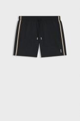 Szorty kąpielowe BOSS Beach NERO (50536351-001). Czarne krótkie spodenki sportowe męskie Boss, xl, bez wzorów, trekkingowe. Za 409.00 zł.