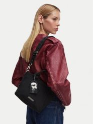 KARL LAGERFELD Torebka B3W30129 Czarny. Czarne torebki do ręki damskie KARL LAGERFELD, bez wzorów, ze skóry, bez dodatków. Za 779.99 zł.