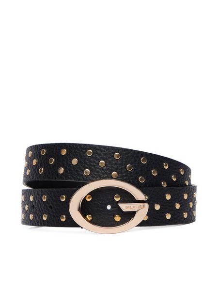 Guess Pasek BW9502 P6430 Czarny. Czarne paski damskie Guess, z aplikacjami. Za 284.99 zł.
