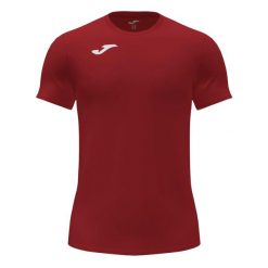 Koszulka do biegania męska Joma Record II. Czerwone t-shirty dla chłopców Joma, bez wzorów, z materiału, bez ramiączek. Za 140.50 zł.