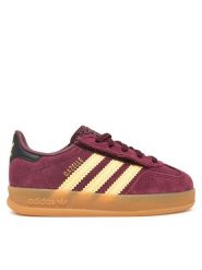 Adidas Sneakersy Gazelle Indoor Comfort Closure Elastic KI7355 Bordowy. Czerwone buty sportowe dziewczęce Adidas, bez wzorów, ze skóry, bez zapięcia. Za 279.99 zł.