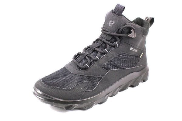 Buty do chodzenia damskie Ecco Mx Mid Gtx. Czarne trekkingi damskie ecco, za kostkę, trekkingowe, gore-tex. Za 831.00 zł.