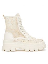 Buffalo Trapery 1622695 Biały. Białe śniegowce i trapery damskie Buffalo, z materiału. Za 599.99 zł.