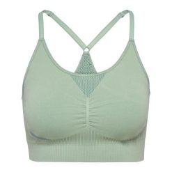 Biustonosz usztywniany dla kobiet Hummel Hiit. Brązowe obuwie sportowe damskie Hummel, bez wzorów, na fitness i siłownię. Za 247.00 zł.