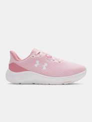 Buty do biegania damskie Under Armour Charged Pursuit 4. Czerwone obuwie sportowe damskie Under Armour, bez wzorów, z gumy, do biegania. Za 180.99 zł.
