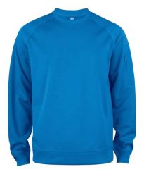 Clique Basic Active Roundneck bluza z okrągłym dekoltem 100% poliester – royal. Niebieskie bluzy męskie CLIQUE, xl, bez wzorów, z poliesteru, bez kaptura. Za 163.55 zł.