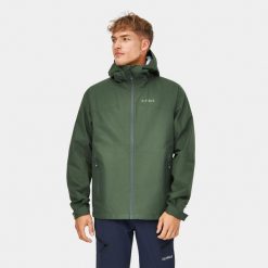 Kurtka trekkingowa 2,5 warstwowa męska Alpinus Carniche. Zielone kurtki sportowe męskie Alpinus, m, bez wzorów, trekkingowe. Za 331.99 zł.