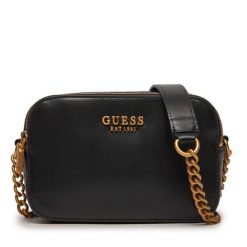 Torebka Guess. Czarne torebki do ręki damskie Guess, z aplikacjami, wizytowe, bez dodatków. Za 569.99 zł.