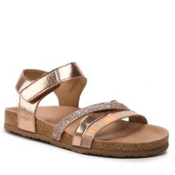 Sandały Nelli Blu. Żółte sandały dziewczęce Nelli Blu, bez zapięcia. Za 55.99 zł.