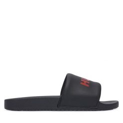 Klapki HUGO. Czarne klapki męskie Hugo. Za 234.99 zł.