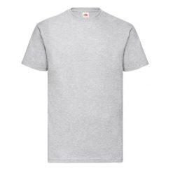 Męska Koszulka Valueweight Heather T-shirt. Szare koszulki sportowe męskie Fruit of the Loom, m, bez wzorów, sportowe, bez kołnierzyka. Za 39.99 zł.