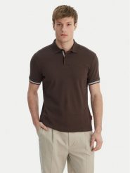 JOOP! Jeans Polo 15 JJJ-17Amare 30046012 Brązowy Modern Fit. Brązowe koszulki polo męskie JOOP! Jeans, m, bez wzorów, z bawełny, bez ramiączek. Za 339.99 zł.