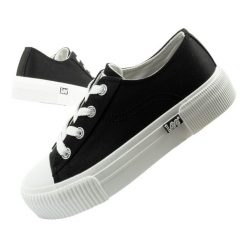 Buty sportowe trampki damskie Lee Isla. Czarne trampki i tenisówki damskie Lee, bez wzorów, eleganckie, bez zapięcia. Za 139.00 zł.