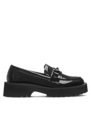 Sergio Bardi Mokasyny WYL3536-1Z-SB Czarny. Czarne mokasyny damskie Sergio Bardi, z lakierowanej skóry. Za 119.00 zł.