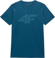 4f T-shirt męski 4F Koszulka z nadrukiem DENIM S. T-shirty męskie 4f, m, bez wzorów, z denimu, bez kołnierzyka. Za 39.95 zł.