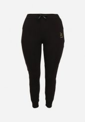 Czarne Spodnie Dresowe Joggery z Geometrycznym Wzorem Lerisele. Czarne spodnie dresowe damskie Born2be, s, bez wzorów, z dresówki. Za 39.99 zł.