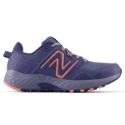 Buty damskie New Balance WT410CJ8 – fioletowe. Fioletowe obuwie sportowe damskie New Balance, bez wzorów, z materiału, do biegania. Za 369.99 zł.