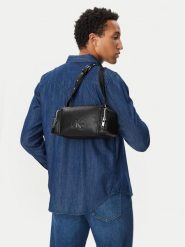 Calvin Klein Saszetka Jeans Flight Bag LV04D3469G Czarny. Czarne saszetki męskie Calvin Klein, z jeansu. Za 529.99 zł.