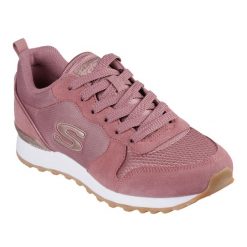 Buty damskie SKECHERS Og 85 Goldn Gurl. Czerwone obuwie sportowe damskie Skechers, bez wzorów, trekkingowe. Za 239.99 zł.
