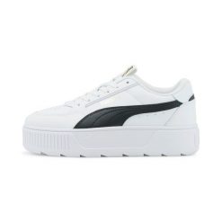 Buty do chodzenia damskie Puma Karmen Rebelle. Białe obuwie sportowe damskie Puma, bez wzorów, z materiału, trekkingowe. Za 473.00 zł.