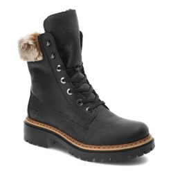 Czarne Botki Rieker Wygodne Buty Na Zimę. Czarne botki damskie Rieker, na wiosnę, ze skóry ekologicznej, wizytowe, bez obcasa, bez zapięcia. Za 309.00 zł.