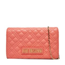 Torebka LOVE MOSCHINO. Pomarańczowe listonoszki damskie Love Moschino, bez wzorów, bez dodatków. Za 309.99 zł.