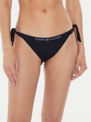 Tommy Hilfiger Dół od bikini UW0UW05260 Granatowy. Niebieskie bikini damskie Tommy Hilfiger, xl, bez wzorów. Za 129.99 zł.