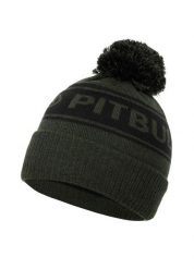 Czapka męska Pitbull zimowa Bubble Small Logo II. Zielone czapki i kapelusze męskie PITBULL, na zimę, bez wzorów, z dzianiny. Za 62.99 zł.