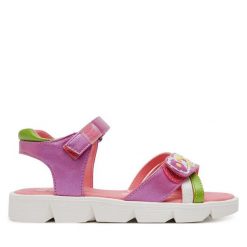 Sandały Agatha Ruiz de la Prada. Czerwone sandały dziewczęce Agatha Ruiz de la Prada, bez zapięcia. Za 109.99 zł.