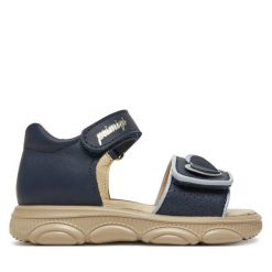 Sandały Primigi. Niebieskie sandały dziewczęce Primigi, bez zapięcia. Za 149.99 zł.