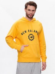 New Balance Bluza Dukserica Sport Seasonal French Terry MT31901 Żółty Relaxed Fit. Żółte bluzy męskie New Balance, m, bez wzorów, z bawełny, bez kaptura. Za 232.41 zł.