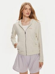 Calvin Klein Underwear Bluza 000QS6869E Écru Regular Fit. Bluzy damskie Calvin Klein Underwear, m, bez wzorów, z bawełny, bez kaptura. Za 239.99 zł.