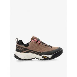 Buty podejściowe damskie CMP Mintaka WP. Brązowe obuwie sportowe damskie CMP, bez wzorów, z materiału, trekkingowe. Za 323.99 zł.