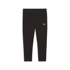 Damskie legginsy capri Essentials PUMA. Czarne legginsy sportowe damskie Puma, bez wzorów, do biegania. Za 109.00 zł.
