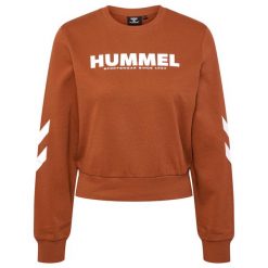 Bluza dla kobiet Hummel Legacy. Brązowe bluzy damskie Hummel, xl, bez wzorów, bez kaptura. Za 148.50 zł.