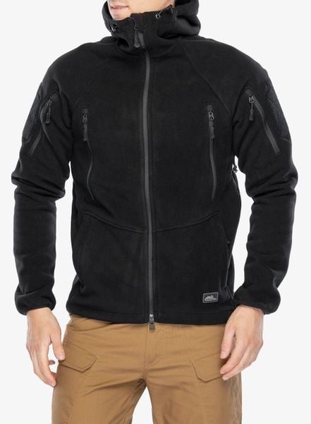 Kurtka polarowa Helikon-Tex Patriot Mk2. Czarne kurtki męskie HELIKON-TEX, l, bez wzorów, z materiału, klasyczne, bez kaptura. Za 384.99 zł.