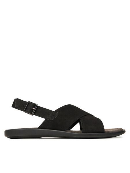 Lasocki Sandały GRAZER-15 MI25 Czarny. Czarne sandały męskie Lasocki, z nubiku, bez zapięcia. Za 159.99 zł.