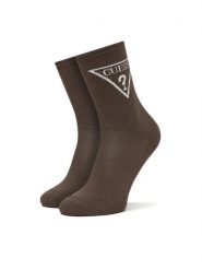 Guess Skarpety długie V2GZ00 ZZ00I Brązowy. Brązowe skarpety damskie Guess, z aplikacjami, z bawełny. Za 59.99 zł.